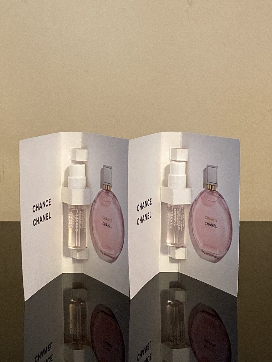 CHANEL Chance Eau Tendre Eau de Parfum for Women - 2 x 0.05oz/1.5ml Vial Sampler Set Avelisse