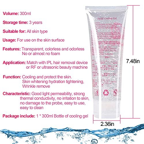 300ml Cooling Gel for Laser Hair Removal & RF Skin Care – RoseVee - görsel 12