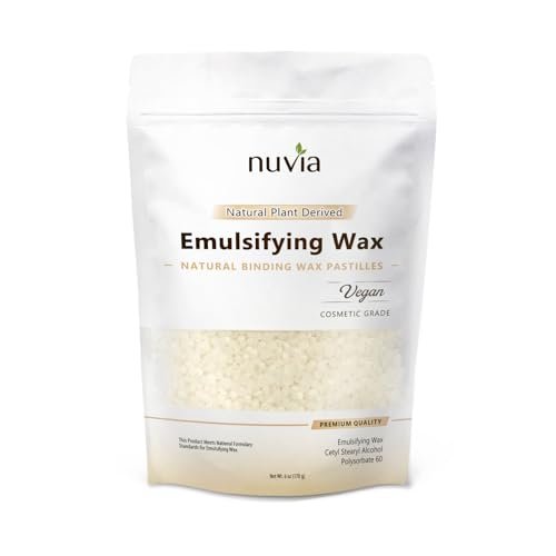 100% Natural Plant Derived Emulsifying Wax – Cosmetic Grade, Non-GMO, 6 oz - görsel 2