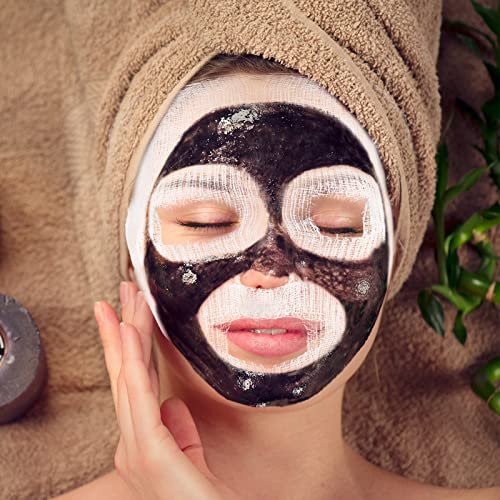 Leelosp 100 Pieces Precut Gauze Face Masks – Large Soft White Gauze Pads for Home Beauty Salon Spa Facial Treatments - görsel 12