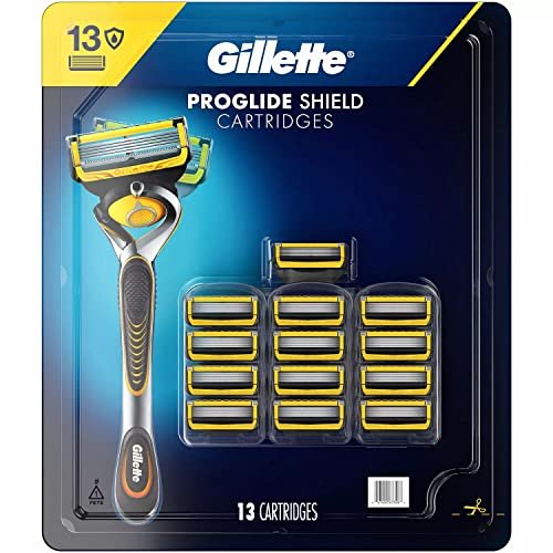 Gillette ProGlide Shield Men's Razor Blades (13 Count) – Premium 5-Blade Refills for a Smooth, Irritation-Free Shave Avelisse