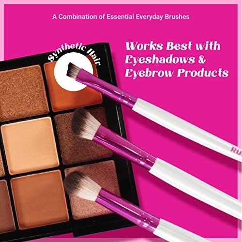 Ruby Kisses Travel Size Eye Makeup Brush Set – 5 PCS Synthetic Brushes with Case - görsel 12