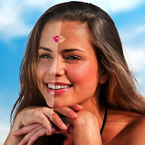 Chinco 210-Piece Tanning Stickers for Body - Sun Tattoo Stickers for Tanning Bed, Perforated Self-Adhesive Body Decals, Heart Lips Butterfly Dolphin Designs - görsel 12