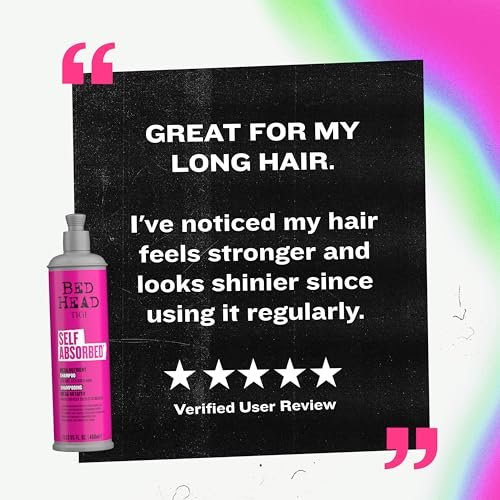 Bed Head by TIGI Self Absorbed Shampoo and Conditioner Set for Dry Hair, Nourishing and Strengthening Frizz Control Hair Care Duo, 25.36 Fl Oz (2 Pack) - görsel 15