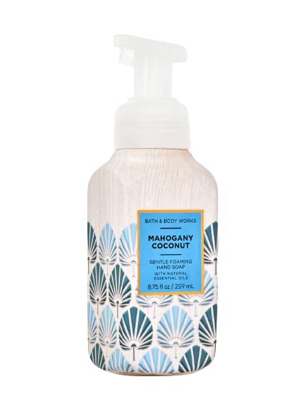 Bath & Body Works Mahogany Coconut Gentle Foaming Hand Soap 8.75 Ounce 2-Pack - görsel 1