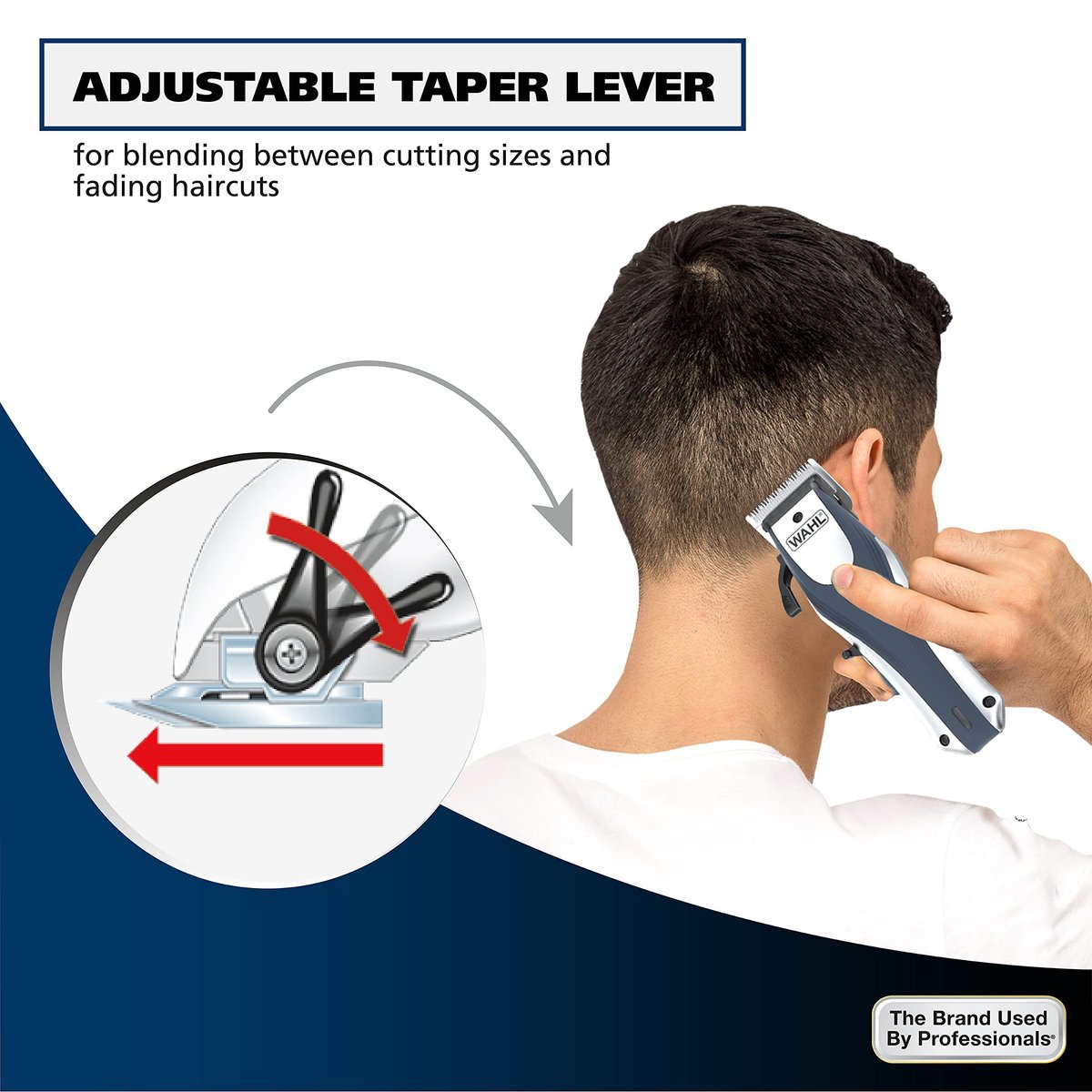 Wahl Lithium Ion Pro Rechargeable Cordless Hair Clippers – Model 79470, 22-Piece Set for Men, Women & Children, Black Avelisse