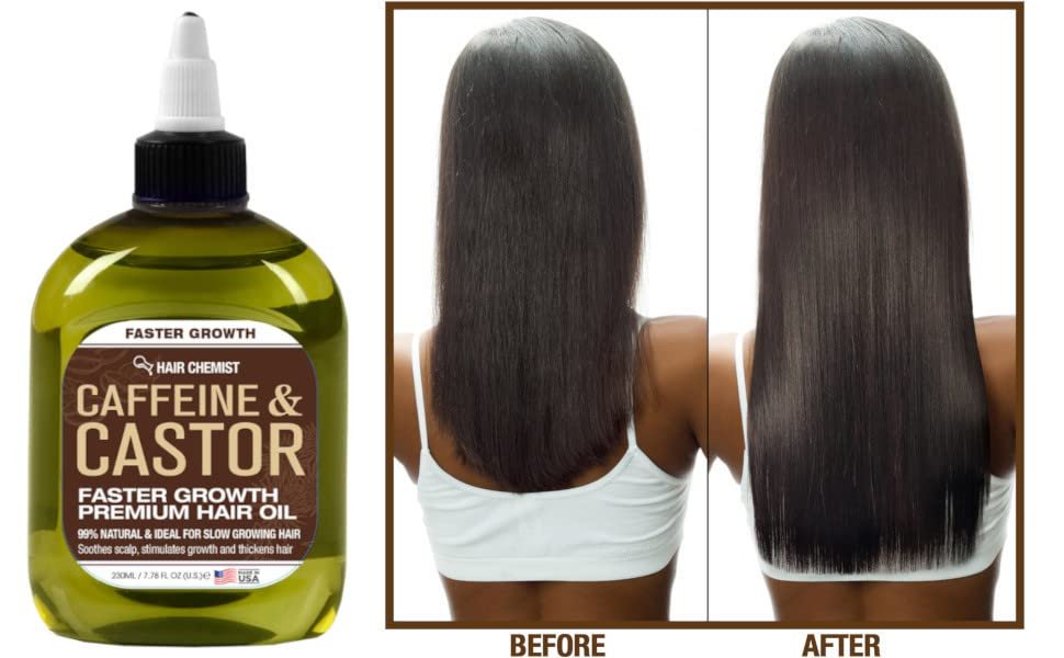 Hair Chemist Caffeine and Castor Faster Growth Hair Oil - 7.1 oz for Unisex Adult - görsel 15