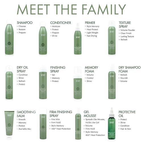 SURFACE Hair Blowout Gel Mousse – Organic Ingredients with Babassu Oil for Longer Lasting Blowouts, Heat-Resistant, 5.5 fl oz Avelisse