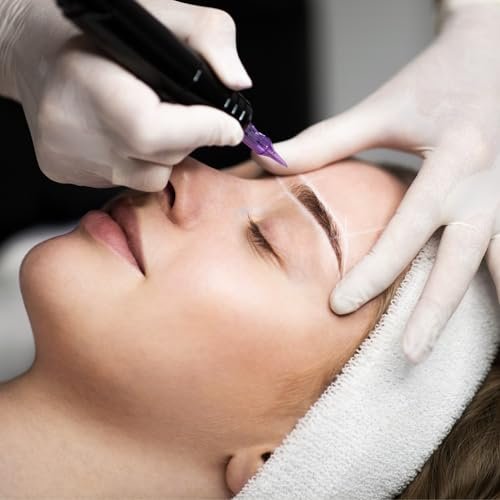Brow Mapping Kit with White Brow Paste (Large 15g Bottle), White Brow Mapping String (30m), and 2 Eyebrow Brush Set for Microblading Supplies, PMU Supplies, Brow Brush Microblading Kit Avelisse