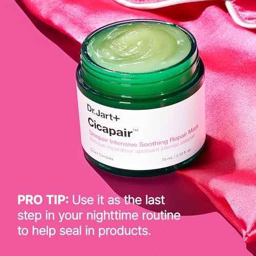 Dr.Jart+ Cicapair Sleepair Intensive Repair Night Mask - Overnight Korean Face Mask with Centella Asiatica for Glass Skin & Barrier Repair, 2.53 fl oz Avelisse
