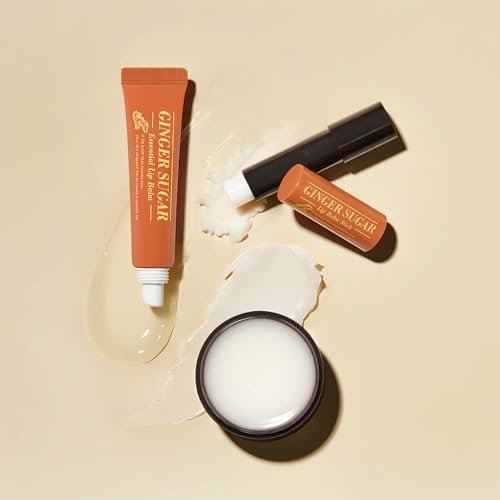 ETUDE Ginger Sugar Overnight Lip Mask 23g – Hydrating Lip Sleeping Mask for Smooth, Moist Lips with Natural Ginger & Shea Butter Avelisse