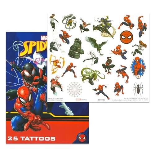Superhero Tattoos for Kids Bundle – 100 Pcs Marvel & DC Temporary Tattoos | Spiderman, Avengers, Superman, Batman Party Favors - görsel 10