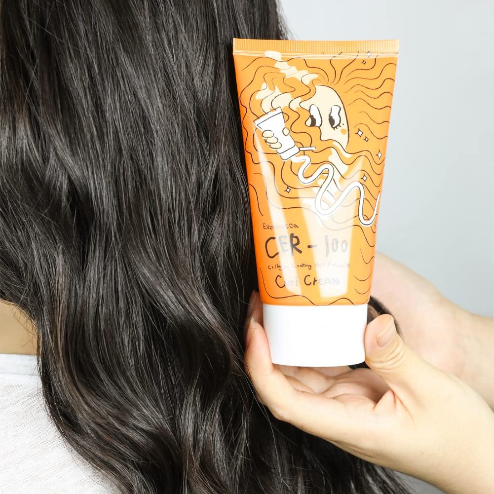 Elizavecca CER-100 Collagen Coating Hair A+ Muscle Curl Cream - 4.06 Fl Oz - görsel 16