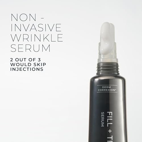 RoC Derm Correxion Fill + Treat Advanced Retinol Serum with Hyaluronic Acid for Crow's Feet, 11 Wrinkles & Laugh Lines, 0.5 fl oz Avelisse