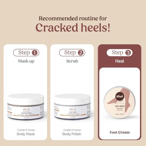 Vilvah Foot Cream for Dry and Cracked Feet | Moisturizes Rough Heels, Softens Chapped & Calloused Skin – Suitable for All Skin Types, 100ml - görsel 18