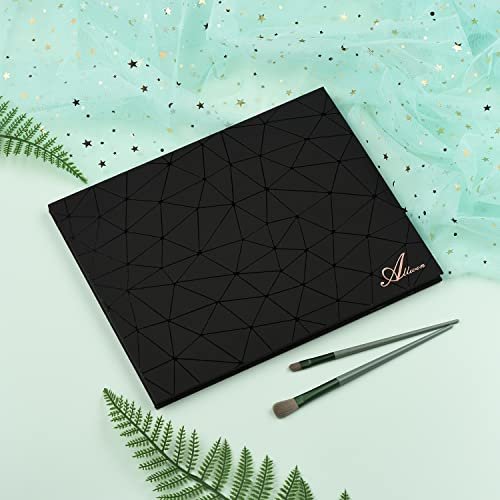 Allwon Extra Large Magnetic Palette - Empty Makeup Palette for Eyeshadow, Lipstick, Blush & Powder (Diamond Shape, Black) - görsel 14