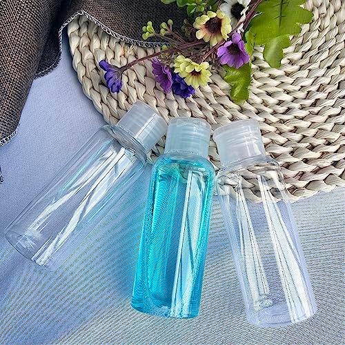 DNSEN 5 Pack 3.4oz Empty Plastic Travel Bottles for Toiletries - TSA Approved Leak Proof Squeezable Travel Size Containers - görsel 16