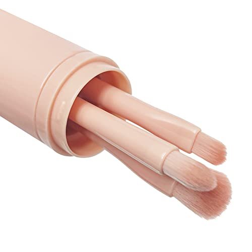Blavvennt 4-in-1 Travel Makeup Brush Set: Retractable Mini Foundation, Blending & Eye Shadow Brushes for Women - görsel 16