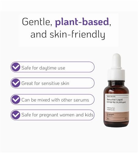 Korean Bakuchiol Concentrate 10000ppm - Retinol Alternative Serum, Vegan, Non-GMO, Cold Pressed, 30ml Avelisse