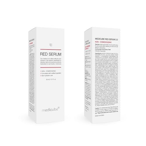 Medicube Red Serum 2.0 – Low-Irritation BHA & Niacinamide Soothing Serum for Breakout-Prone Skin, 1.01 fl oz - görsel 16