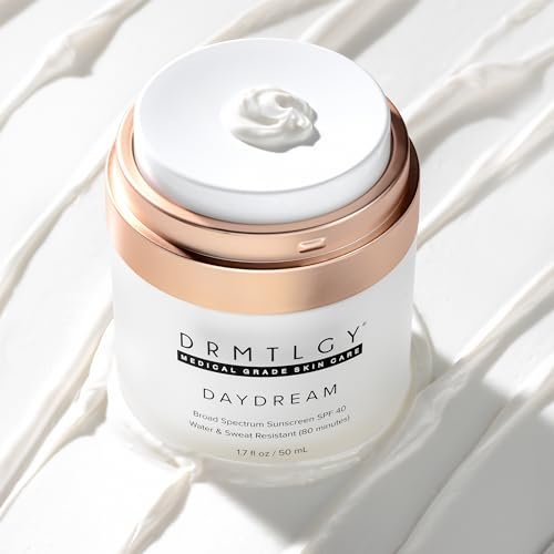 DRMTLGY Day Dream Sunscreen & Face Moisturizer SPF 40 – Water & Sweat-Resistant, UVA/UVB Protection for Sensitive Skin Avelisse