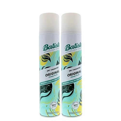 Batiste Dry Shampoo Original Fragrance 200ml (Pack of 2) - Waterless Refresh for Oily Hair - görsel 2