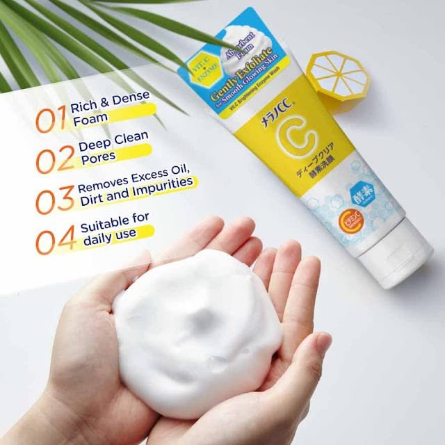 Japanese Vitamin C Brightening Enzyme Face Wash for Radiant Skin | Tribe Skincare - görsel 7
