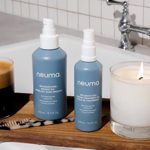 Neuma Neu Moisture Leave-In Hair Treatment Spray - 6.7 Fl Oz | Detangling & Heat Protection with Shea Butter & Argan Oil Avelisse