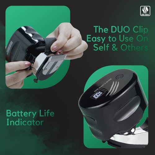 Skull Shaver Beast Clipper Duo - Cordless Home Haircut & Grooming Kit for Men & Women Avelisse