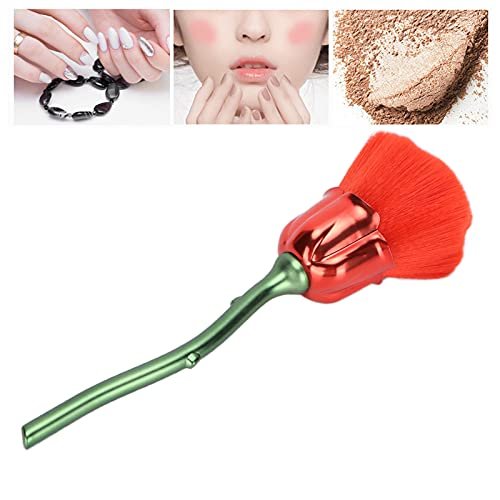 Elegant Rose Nail Dust Brush - Premium Nail Cleaning & Makeup Brush for Home & Salon Use (Red, Size 06) - görsel 18