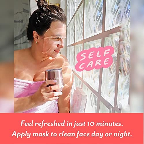 Patchology Serve Chilled Rosé Facial Sheet Mask - Hydrating & Soothing Face Mask with Hyaluronic Acid for Glowing Skin, Rosé Scented Self-Care Spa Experience - 2 Pairs - görsel 16