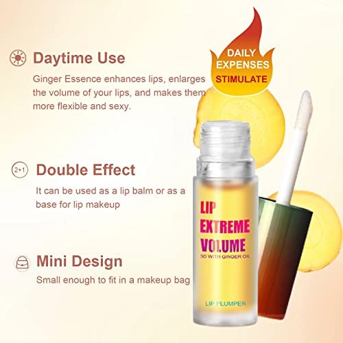 LAIKME Lip Plumper Extreme - Clear Plumping Lip Gloss for Fuller, Thicker Lips - Daily Moisturizing Lip Enhancer - görsel 14
