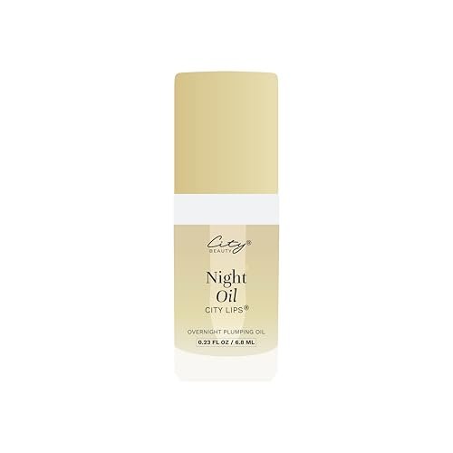 City Lips Night Oil - Overnight Lip Plumping & Hydrating Treatment with Hyaluronic Acid & Plant Extracts Avelisse
