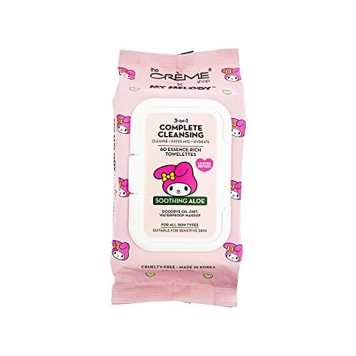 My Melody 3-IN-1 Complete Cleansing Essence-Rich Towelettes - Smoothing Aloe Avelisse