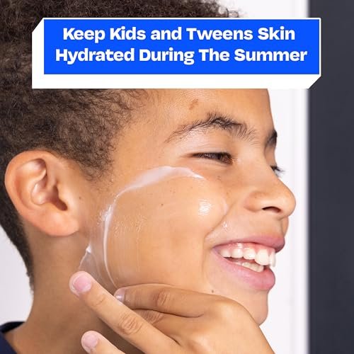 JB SKRUB Kids Face Lotion for Boys, Tweens & Teens - Oil-Free Moisturizer with Blue Light Defense, Fast-Absorbing & Fragrance-Free, 1.7 oz Avelisse