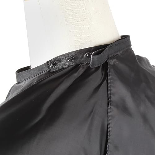 Omvoina Professional Hair Cutting Cape – Waterproof Nylon Salon Cape with Adjustable Snap Closure (57" x 51", Black) - görsel 14