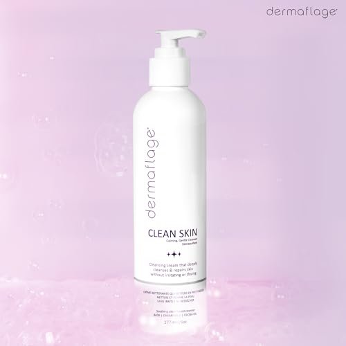 Dermaflage Clean Skin Cleanser - Gentle Face Wash for Sensitive Skin - Fragrance-Free, Sulfate-Free, pH-Balanced - Lightweight Daily Cleanser - 6 fl oz - görsel 16