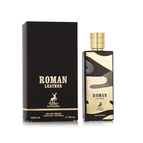 Maison Alhambra Roman Leather 2.7 Oz Eau de Parfum - Rich Leather Fragrance - görsel 2