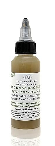 Naturel Essentials Hair Growth Oil with Croton Zambesicus & Tallow | Infused with Ayurvedic Herbs (2 oz) - görsel 2