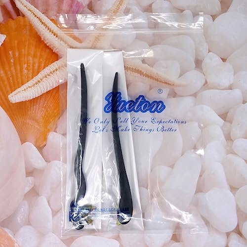 yueton 2-Pack Vintage Wooden Hair Pin - Antique Chinese Style Hair Stick with Tassel - Retro Elegant Hairpins for Women - görsel 14