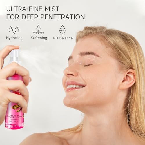 BIOCHEM Rosa Vita Tonic Mist – 3-in-1 Rose Water Toner, Face Mist & Makeup Finishing Spray with Rose Oil & Vitamins B | Hydrating & pH Balancing Mist for All Skin Types (4.05 fl oz / 120 mL) - görsel 18