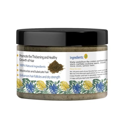WOZUTUNT Organic African Chebe Powder for Enhanced Hair Growth, Strength & Long Moisturized Hair - 3.5 oz - görsel 18