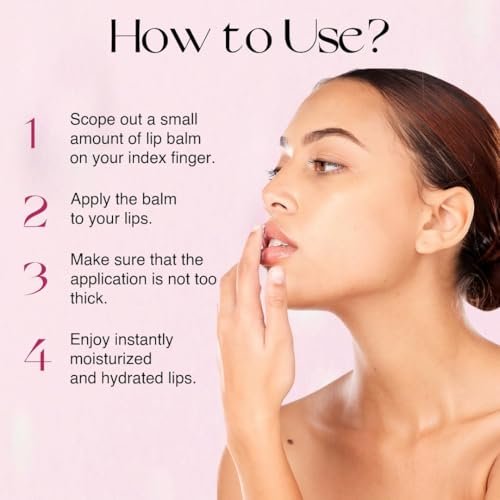 Nourish Mantra Beetroot & Rose Lip Balm with SPF – Moisturizing & Tinted Lip Care for Dry, Chapped Lips - görsel 8