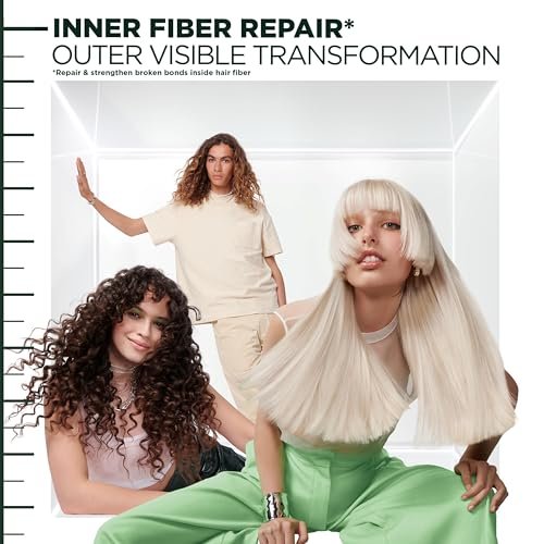 Garnier Fructis Hair Filler Bonding Inner Fiber Rinse Out Pre Shampoo Treatment with Bond Repair Complex, 10.1 Fl Oz - görsel 14