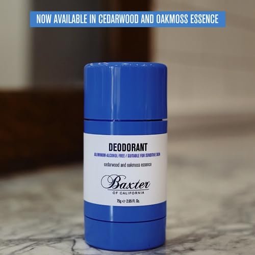 Baxter of California Deodorant - Aluminum & Alcohol-Free Clear Stick, Cedarwood and Oakmoss Essence, 2.65 oz - görsel 12