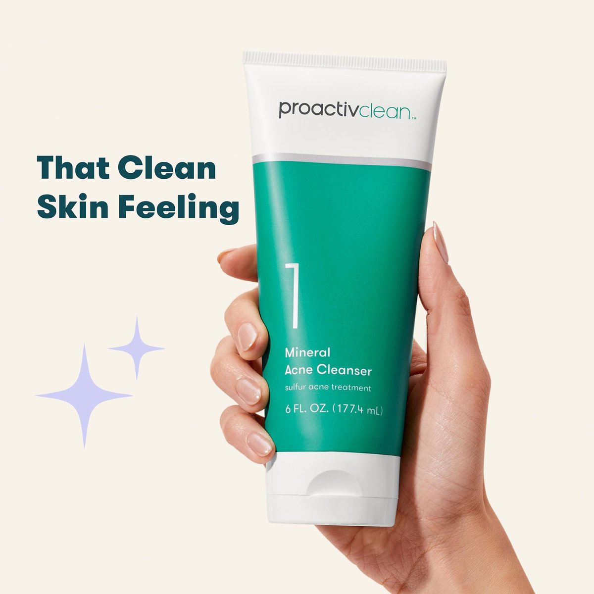 Proactiv Clean Mineral Acne Cleanser - Sulfur Acne Treatment Face Wash for Sensitive Skin - Gentle Daily Acne Cream Facial Cleanser with Soothing Chamomile - 6 oz Avelisse