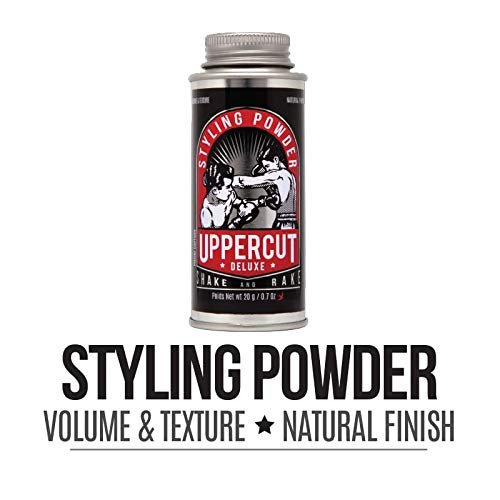 UPPERCUT DELUXE Styling Powder for Men 2-Pack – Volumizing & Texturizing Hair Powder with Flexible Hold and Natural Matte Finish – Lightweight, Reworkable Men’s Hair Product – 2x 0.7 oz / 20 g Avelisse