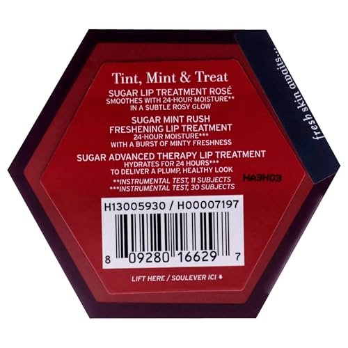 Fresh Tint & Treat Lip Care Set - Advanced Therapy, Mint Rush, and Sugar Rosé | 3-Pack Lip Balms - görsel 12