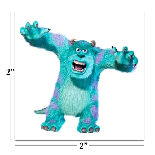 Disney Monsters Inc Temporary Tattoos Party Favors Bundle – 72 Perforated 2x2 Inch Tattoos for Kids, Boys, Girls | Monsters Inc Party Supplies - görsel 4
