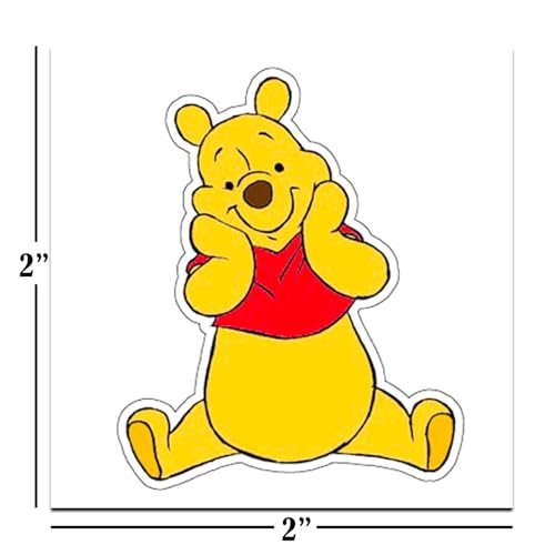 Disney Winnie the Pooh Temporary Tattoos for Kids - 72 Pack Party Favors Bundle - görsel 4